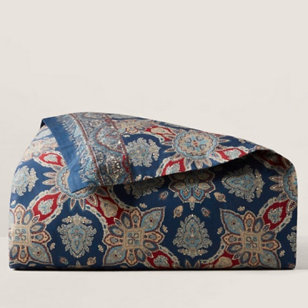 NWT Archer Foulard Duvet Cover by Ralph Lauren